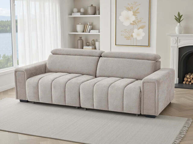 Molly 3-Seater Electric Sofa bed - Beige
