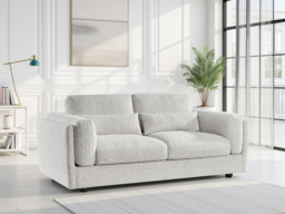 Bari 3 Seater Sofa: Spacious, Plush Fabric Couch for Relaxed Living