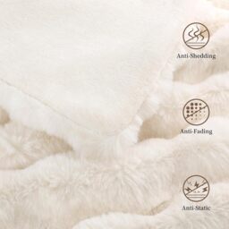 Luxury Faux Fur Throw Blanket - thumbnail 5