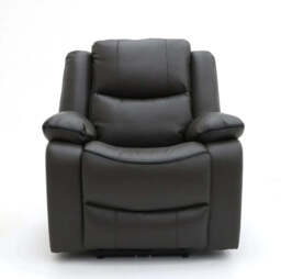 Harald Electric Recliner  Faux Leather Armchair with USB-C Charging - thumbnail 3