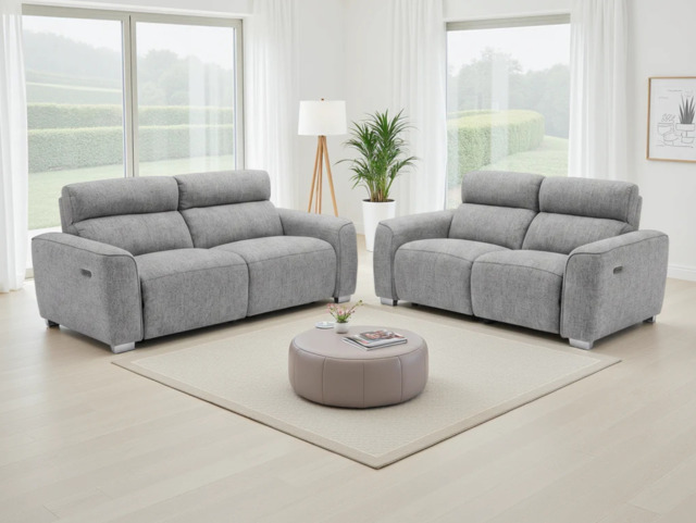 Toronto 3 & 2-Seater Electric Recliner Sofa - image 1
