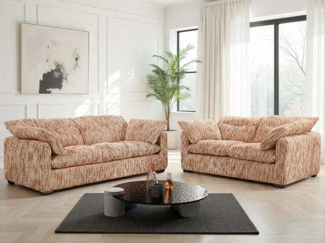Quetta Sofa 3+2 Set - Bronze