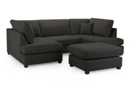 Carnaby Plush  U-Shape Corner Sofa: Spacious, Comfortable, Stylish Living Room Seating - thumbnail 4