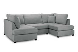 Carnaby Plush  U-Shape Corner Sofa: Spacious, Comfortable, Stylish Living Room Seating - thumbnail 6