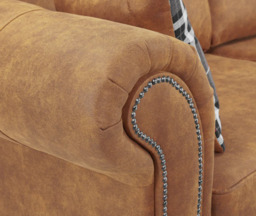 Oakland Faux Leather Sofa 3+2 Seater - thumbnail 4