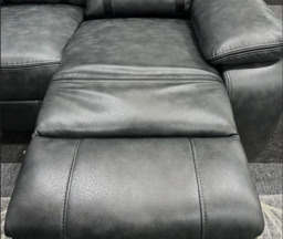 Nova Electric Recliner Leather Corner Sofa - thumbnail 2