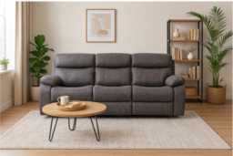 Oregon 3, 2 & 1 Electric Reclining Leather Sofa Set with USB Ports - thumbnail 2