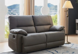 Oregon 3, 2 & 1 Electric Reclining Leather Sofa Set with USB Ports - thumbnail 4