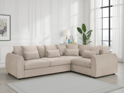 Mirabel L-Shaped Plush Velvet Corner Sofa - thumbnail 4