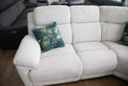 Owen Luxurious Electric Recliner Sofa - Comfortable Beige or Grey Large Corner Design - thumbnail 5