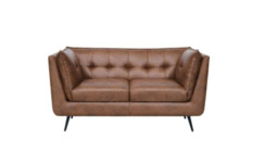 Allora 3 & 2-Seater Faux Leather Sofa Collection - thumbnail 2