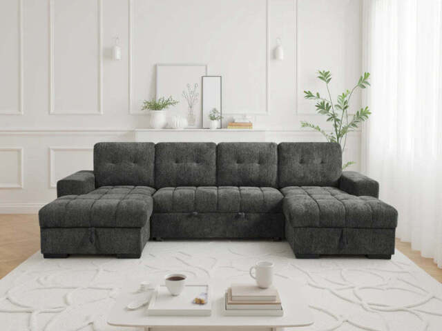 Palermo U-Shape Corner Sofa Bed - image 1