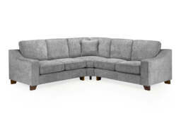 Nebraska Large Corner Sofa: Plush Fabric, Removable Cushions, Sturdy Wooden Feet - thumbnail 2
