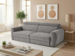 Dakota Electric Sofabed 3 Seater - Black - thumbnail 5