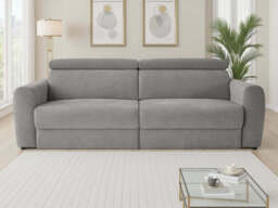 Dakota Electric Sofabed 3 Seater - Black - thumbnail 1