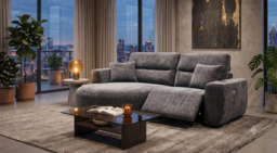 Denver Electric Recliner Chaise Lounge - Left or Right Hand Chaise - thumbnail 1