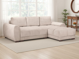 Azzuro  Universal Corner Sofabed: Plush Velvet, Convertible Sofa with Storage - thumbnail 1
