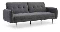 Themis Grey Soft Textured Weave Erik Sofa Bed