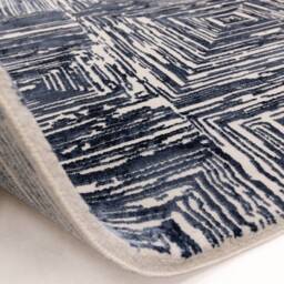 Kuza 160x230cm Portrait Navy Rug - thumbnail 6