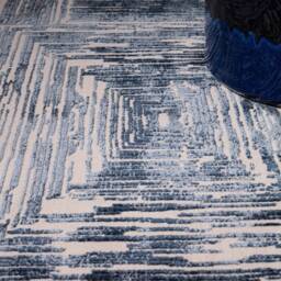 Kuza 160x230cm Portrait Navy Rug - thumbnail 3
