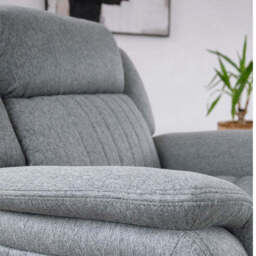 Linden Recliner Sofa Grey Armchair - thumbnail 3
