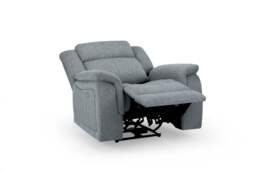 Linden Recliner Sofa Grey Armchair - thumbnail 6