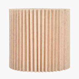 Callista 30cm Natural Linen Hard Pleat Lampshade - thumbnail 2