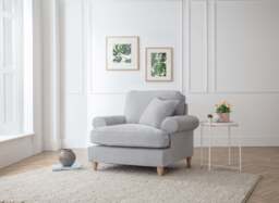 Armchair Manhattan Ice The Great Sofa Company - Victoria - Bromfield - Lola - Alfie - Mari - Longfellow - Duresta Style - thumbnail 2