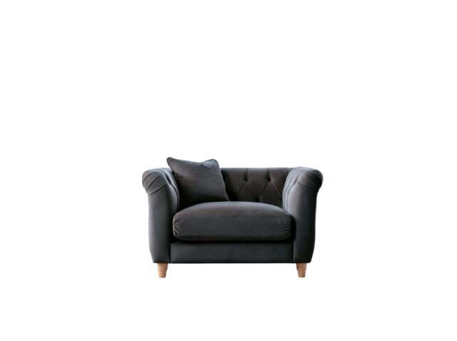 Model 25 - Armchair Velvet Midnight Blue - image 1