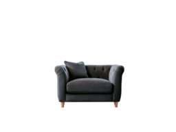 Model 25 - Armchair Velvet Midnight Blue 
