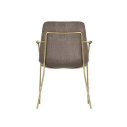 CARLO TAUPE / GOLD / ARMS DINING CHAIR (Set Of 2) - thumbnail 6
