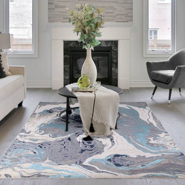 Aurora 200x290cm Ocean Rug AU18 Rug - image 1