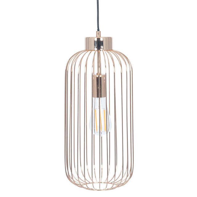 Dania French Gold Metal Wire Tall Pendant - image 1