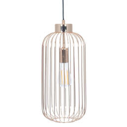 Dania French Gold Metal Wire Tall Pendant - thumbnail 1