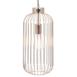 Dania French Gold Metal Wire Tall Pendant - thumbnail 2