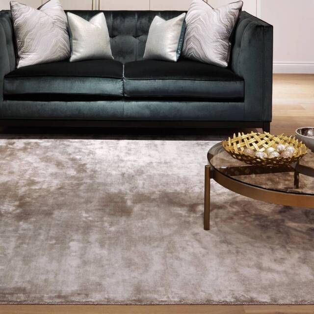 Katherine Carnaby Chrome 170x240cm Latte Rug Rug - image 1