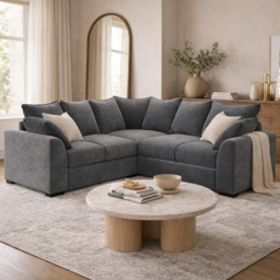Colbee Sofa Grey Large Corner - thumbnail 1