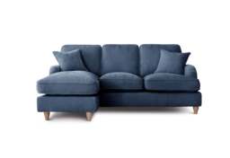 Left Hand Chaise Sofa Manhattan Navy The Great Sofa Company - Piper - Vienna - Arthur - Emeline - Swift - Morris - thumbnail 2