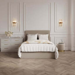 BERLIN BEIGE TALL OTTOMAN SUPER KING SIZE BED - thumbnail 2