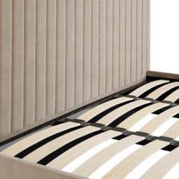BERLIN BEIGE TALL OTTOMAN SUPER KING SIZE BED - thumbnail 3