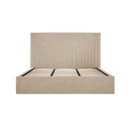 BERLIN BEIGE TALL OTTOMAN SUPER KING SIZE BED - thumbnail 6
