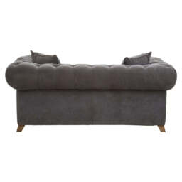 Spencer 2 Seat Grey Fabric Sofa - thumbnail 6