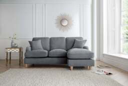Right Hand Chaise Sofa Manhattan Charcoal The Great Sofa Company - Piper - Vienna - Arthur - Emeline - Swift - Morris - thumbnail 5