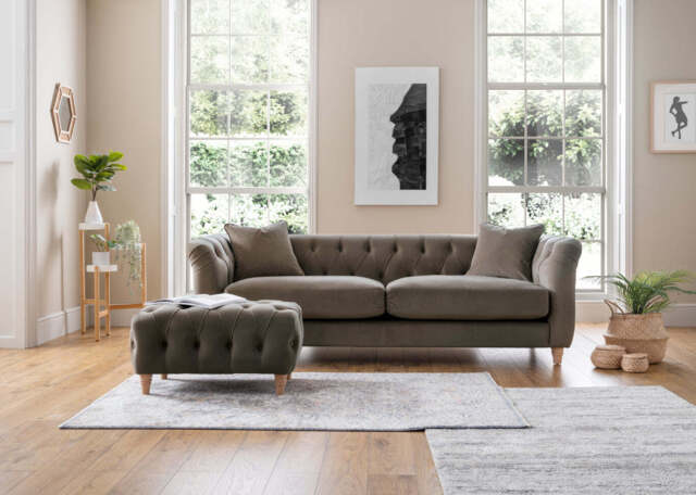 Model 25 - Large Sofa Velvet Mushroom - image 1