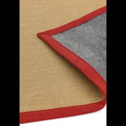 Sisal 200x300cm Linen/Red Rug - thumbnail 5