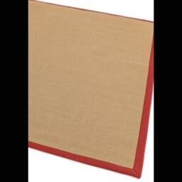 Sisal 200x300cm Linen/Red Rug - thumbnail 3
