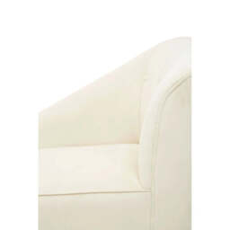 Yvette Cream Velvet Chaise Lounge - thumbnail 6