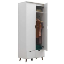 Pulford 2 Door Wardrobe with 2 Drawers - thumbnail 5