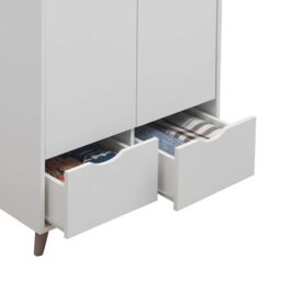 Pulford 2 Door Wardrobe with 2 Drawers - thumbnail 4