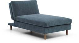 Eryx Navy Chenille Scott Chaise Sofa Bed - thumbnail 2